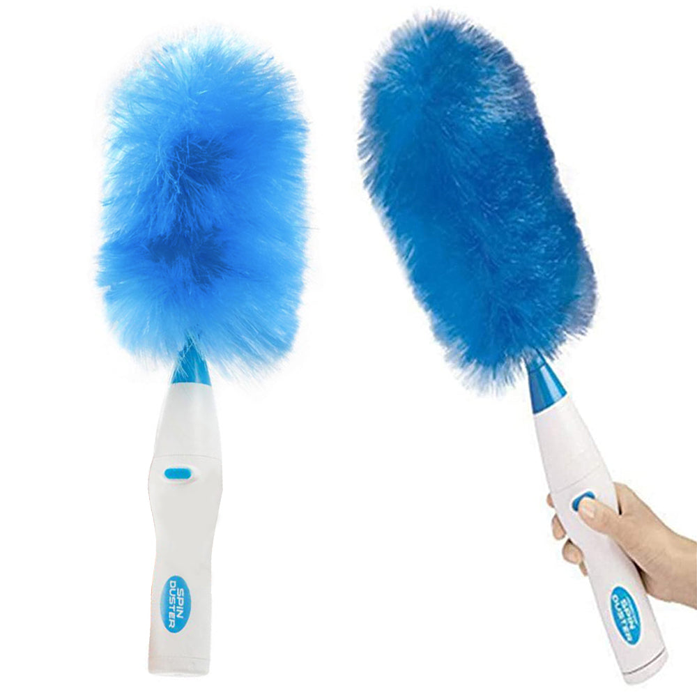 Electric Dust Cleaner Spin Feather Duster Brush – fancygrab