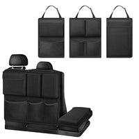 Large Capacity Car Back Seat Organizer and Storage Black