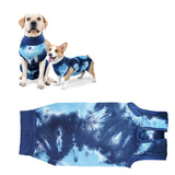 Dog Recovery Suit Pet Recovery Shirt Dog Prevent Licking Care Clothing Blue