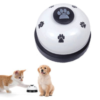 Pet Training Bells Dog Cat Training Equipment Interactive Toy White