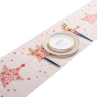 Christmas Table Runner Table Cover Xmas Decor Dining Cloth Cover Style 2