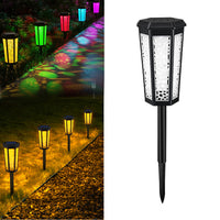 4Pcs Solar Garden Lights Outdoor Landscape LED Lamps Pathway Yard Decor