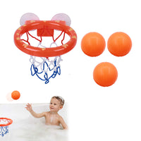 Bathtub Basketball Playset Bathtub Basketball Hoop with 3 Soft Balls Bathtub Shooting Game