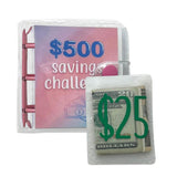 Mini Binder Savings Challenge Budget Binder Envelopes Wallet Planners Book Style 3