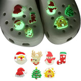 70Pcs Glow in the Dark Christmas Shoe Charms for Bracelet Wristband