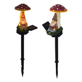 Solar Mushroom Light Garden Decorative Stake Light Outdoor Ornament Lights Style 2