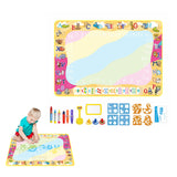 Reusable Water Drawing Mat Cartoon Doodle Painting Mat Kids Painting Writing Learning Toy Kit Letters Style