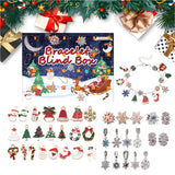 24 Days Christmas Advent Calendar DIY Bracelet Jewelry Making Kit