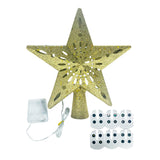 LED Snowflake Projector Light Christmas Tree Star Topper Xmas Holiday Party Decor