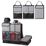 Large Capacity Car Back Seat Organizer and Storage Grey