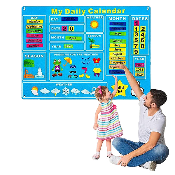 Kids Felt Story Board Early Learning Interactive Board Toddler Storytelling Board Preschool Toy  Style 4