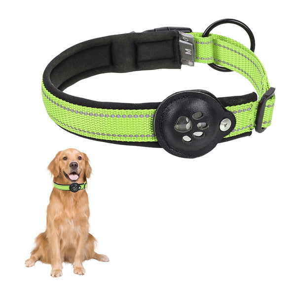 Pet Dog Collar Reflective Pet Collar Pet Dog Accessories Green