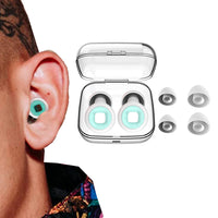 Reusable Hoop Noise Reduction Earplugs Blue