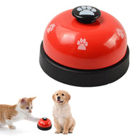 Pet Training Bells Dog Cat Training Equipment Interactive Toy Red