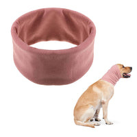 Small Pet Dog Ear Muffs Noise Protection Dog Ear Covers Dog Hearing Protection Wrap Pink