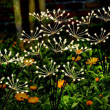 Solar Firework Lights Garden Decorative Lights for Outside Yard Pathway