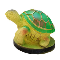 Animal Table Lamp Stained Painting Glass-Like Night Light Resin Home Bedroom Decoration Turtle Style