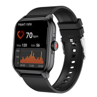 Smart Watch Fitness Tracker Heart Rate Sport Watches Black