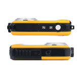 24MP Waterproof Digital Camera 1080P Underwater Camera for Snorkeling Yellow