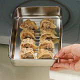 Stainless Steel Airtight Food Storage Container with Lid for Refrigerator