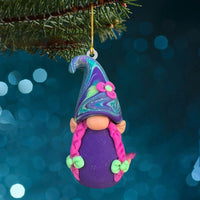 5-Piece Christmas Tree Gnome Hanging Pendant Acrylic Xmas Ornaments Decorations Style 1