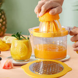 4-in-1 Manual Fruit Juicer Lemon Lime Orange Citrus Squeezer