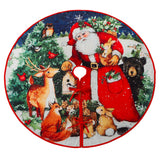 Christmas Tree Skirt Xmas Tree Decoration Christmas Tree Mat Style 1