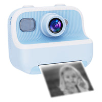 1080P Kids Instant Print Camera Dual Lens Digital Camera Christmas Birthday Presents Blue