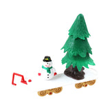 Electric Christmas Tree Train Set with Sounds and Lights Train Around Christmas Tree