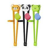 3 Pairs of Training Chopsticks for Kids Beginners Cute Animal Style Learning Chopsticks