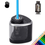 Electric Pencil Sharpener Automatic Fast Sharpener Battery Operated Black