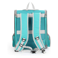 Travel Pet Cat Carrier Backpack Portable Breathable Outdoor Blue