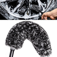 3Pcs Set Car Wheel Cleaning Brush Kit Bendable Rim Brush Detailing Cleaning Brush