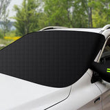 Car Windscreen Snow Cover Windshield Anti Frost Cover Sun Shade Snow Ice Frost Protector Black