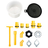 15 Piece Car Radiator Coolant Refill Funnel Kit Spill Proof Cooling System Tool