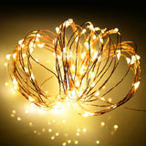 22-Meter Solar Fairy String Lights 8 Modes Garden Yard Decorative Light Warm Light