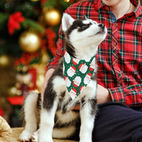 3Pcs Triangle Xmas Pet Scarf Bibs Pet Holiday Accessories Decoration for Cats Dogs Style 1