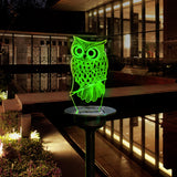 3Pcs Solar Landscape Light Transparent Acrylic Outdoor Garden Lawn Pathway Decor Style 2