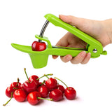 Cherry Pitter Olive Pit Remover Tool for Jam Making Green