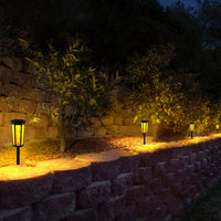 2Pcs Solar Garden Lights Outdoor Landscape LED Lamps Pathway Yard Decor