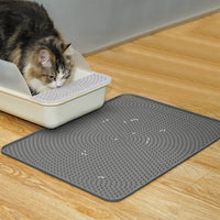 Silicone Cat Litter Mat Non-Slip Litter Trapping Mat Kitty Litter Mat