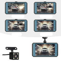 1080P Touch Screen Car Dash Camera Video DVR Recorder Front and Rear Night Vision Car Driving Recorder Cam