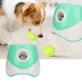 Automatic Ball Launcher Electric Interactive Ball Thrower Pet Dog Fetch Machine Green