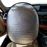 2Pcs Car Steering Wheel Sun Shade Covers