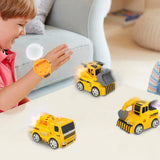 Watch Remote Control Mini Car Toy USB Charging Car Toy Yellow