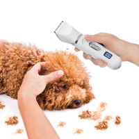 Cordless Electric Pet Grooming Kit Clipper Rechargeable Dog Cat Hair Clipper