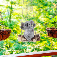 Resin Koala Figurine Statue Animal Sculpture Home Garden Decoration Style 3