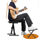 6-Position Height Adjustable Guitar Foot Rest Stand Guitar Foot Stool