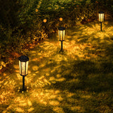 2Pcs Solar Garden Lights Outdoor Landscape LED Lamps Pathway Yard Decor