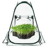 Pop Up Greenhouse Cover Clear Mini Greenhouse Tent for Small Plants